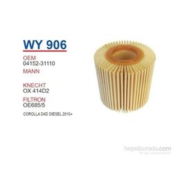 Wunder Toyota Corolla D4D Dizel 2010+ Oem No:04152-31110 Yağ Filtresi