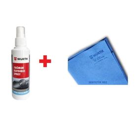 Würth 150 ml Yağmur Kaydırıcı + Sentetik Güderi Bez
