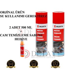 Würth 2x500 ml Motor Temizleyici Sprey