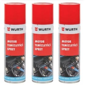 Würth 3x500 ml Motor Temizleyici Sprey