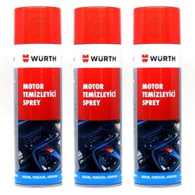 Würth 3x500 ml Motor Temizleyici Sprey