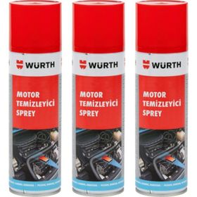 Würth 3x500 ml Motor Temizleyici Sprey