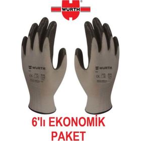 Würth 9 Siyah İş Güvenliği Mekanikçi Eldiveni