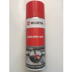 Würth Çinko Açık Renkli 400 ml Germany Renk Sprey Boya