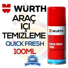 Würth Quick Fresh 100 ml-Koku Bombası Araç İçi Tazeleme Spreyi