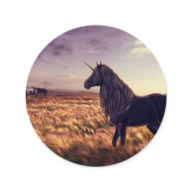 WuW Uniorn Yuvarlak Kaymaz Taban Mouse Pad