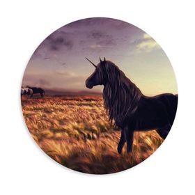 WuW Uniorn Yuvarlak Kaymaz Taban Mouse Pad