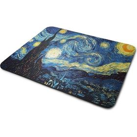 WuW Van Gogh Yıldızlı Starry Night Gece Mouse Pad
