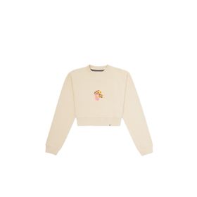 WWF Market Kadın Palyaço Balığı Crop Bej Sweatshirt