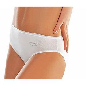 X-Lady 601 3'LÜ Paket Beyaz Kadın Orta Geniş Kenar Külot
