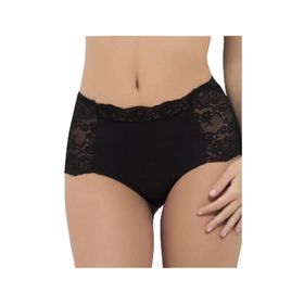 X-Lady 941 Siyah Yüksek Bel Dantel Kadın Külot