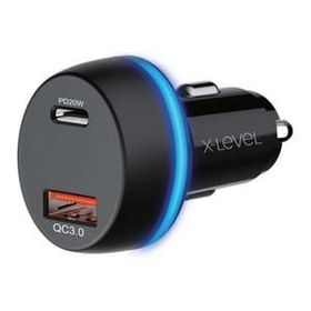 X Level XC4050 X-Chargerdrive 2 Port Araç İçi Siyah Hızlı Şarj Aleti