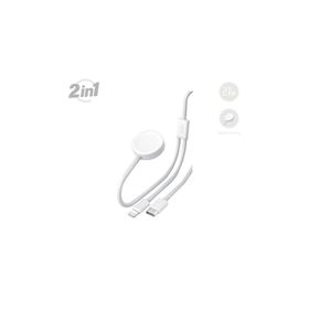 X Level XWC9006 X-Golink 2 in 1 Kablosuz Manyetik Şarj Cihazı Type-C Lightning Şarj ve Data Kablosu