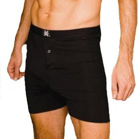X-Man 704 Stretch Siyah Erkek Boxer
