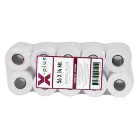 X-Plus 56 mm x 14 m 48 g/m² 10 Adet Termal Rulo