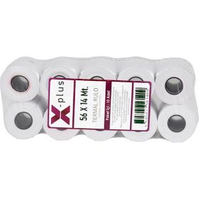 X-Plus 56 mm x 14 m 48 g/m² 10 Adet Termal Rulo
