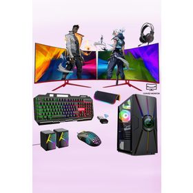Xaser XSR218 i5-4440 16GB RAM 256GB SSD RX 550 FreeDOS 24 inç Çift Monitör Oyun Bilgisayarı