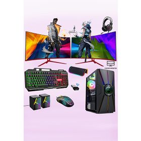Xaser XSR365 i7-4770 16GB RAM 256GB SSD 8GB RX 580 FreeDOS 24 inç Dual Monitör Oyun Bilgisayarı