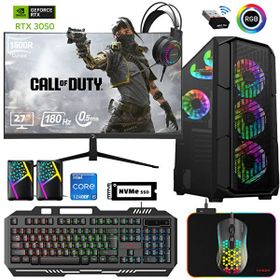 Xaser XSR574 i5-12400F 16GB RAM 1TB SSD 6GB RTX 3050 FreeDOS 27 inç Monitör Oyun Bilgisayarı