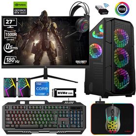 Xaser XSR669 i5-11400F 16GB RAM 512GB SSD 12GB RTX 3060 FreeDOS 27 inç Monitör Oyun Bilgisayarı