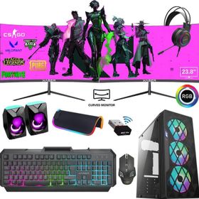 Xaser XSR783 i7-4770 16GB RAM 512GB SSD 4GB GT 740 FreeDOS 24 inç Dual Monitör Oyun Bilgisayarı