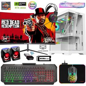 Xaser XSR821 Ryzen 7 5700X 16GB RAM 512GB SSD 6GB RTX 3050 FreeDOS 24 inç Monitör Oyun Bilgisayarı