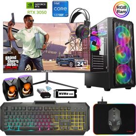 Xaser XSR884 i7-12700F 16GB RAM 512GB SSD 6GB RTX 3050 FreeDOS 23.8 inç Monitör Oyun Bilgisayarı