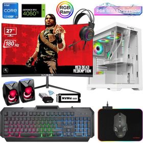 Xaser XSR901 i5-12400F 16GB RAM 512GB SSD 8GB RTX 4060 Ti FreeDOS 27 inç Monitör Oyun Bilgisayarı