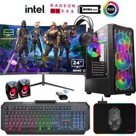 Xaser XSR930 i5-4590 16GB RAM 1TB SSD 8GB RX 580 FreeDOS 24 inç Monitör Oyun Bilgisayarı