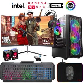 Xaser XSR931 i5-4590 16GB RAM 1TB SSD 4GB RX 550 FreeDOS 24 inç Monitör Oyun Bilgisayarı
