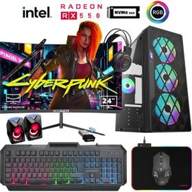 Xaser XSR933 i5-3470 16GB RAM 1TB SSD 4GB RX 550 FreeDOS 24 inç Monitör Oyun Bilgisayarı