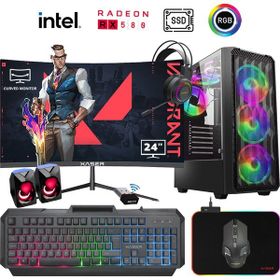 Xaser XSR934 i5-4590 16GB RAM 1TB SSD 8GB RX 580 FreeDOS 24 inç Monitör Oyun Bilgisayarı