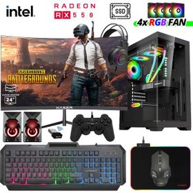 Xaser XSR968 i5-3470 16GB RAM 512GB SSD 4GB RX 550 FreeDOS 23.8 inç Monitör Oyun Bilgisayarı