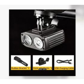 XBYC 6148 Siyah Bisiklet Ön Led Işık