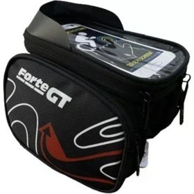 XBYC 842 Siyah Kırmızı Bisiklet Kadro Üstü Çanta