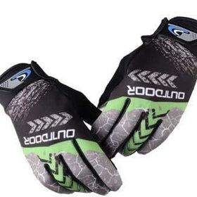 XBYC Mtb Mevsimlik Tam Parmak Bisiklet Eldiveni Yeşil Outdoor Eldiven