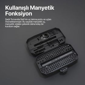 Xenon Smart X6833 Hassas Şarjlı 153 Parça Tornavida Vidalama Seti