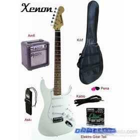Xenon XNE3WHSET Elektro Gitar Seti