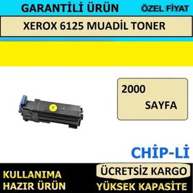 Xerox 106R01337 Phaser 6125 Sarı Muadil Toner