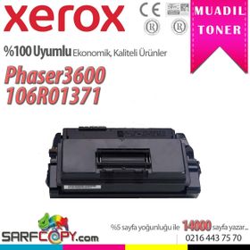 Xerox 3600 3600 106R01370 106R01371 Muadil Toner