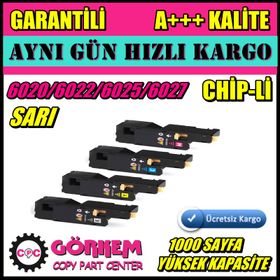 Xerox 6025-6027 Sarı Muadil Toner