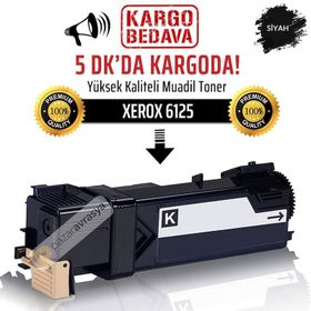 Xerox 6125 106R01338 6125 Siyah Muadil Toner