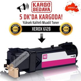 Xerox 6128 106R01457 6128 Kırmızı Muadil Toner