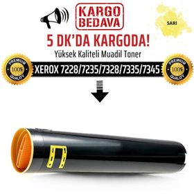 Xerox 7328-006R01178 Sarı Fotokopi Muadil Toner