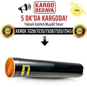 Xerox 7328-006R01178 Sarı Fotokopi Muadil Toner