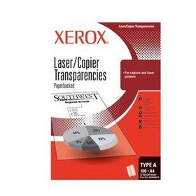 Xerox Mono Fotokopi Makineleri ve Lazer Yazıcılar İçin Premium Transparencies A4 Şeffaf Film