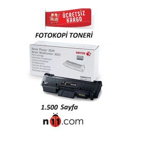 Xerox Phaser 3020 3025 Siyah Toner