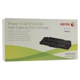 Xerox Phaser 3140 108R00909 Siyah Yüksek Kapasiteli Kutusu Hasarlı Orjinal Toner