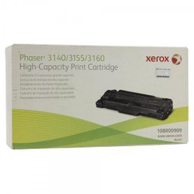 Xerox Phaser 3140 108R00909 Siyah Yüksek Kapasiteli Kutusu Hasarlı Orjinal Toner