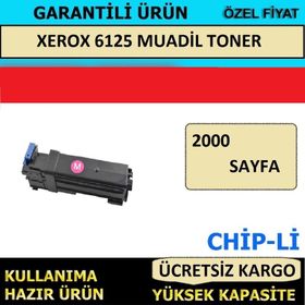 Xerox Phaser 6125-106R01336 Kırmızı Muadil Toner